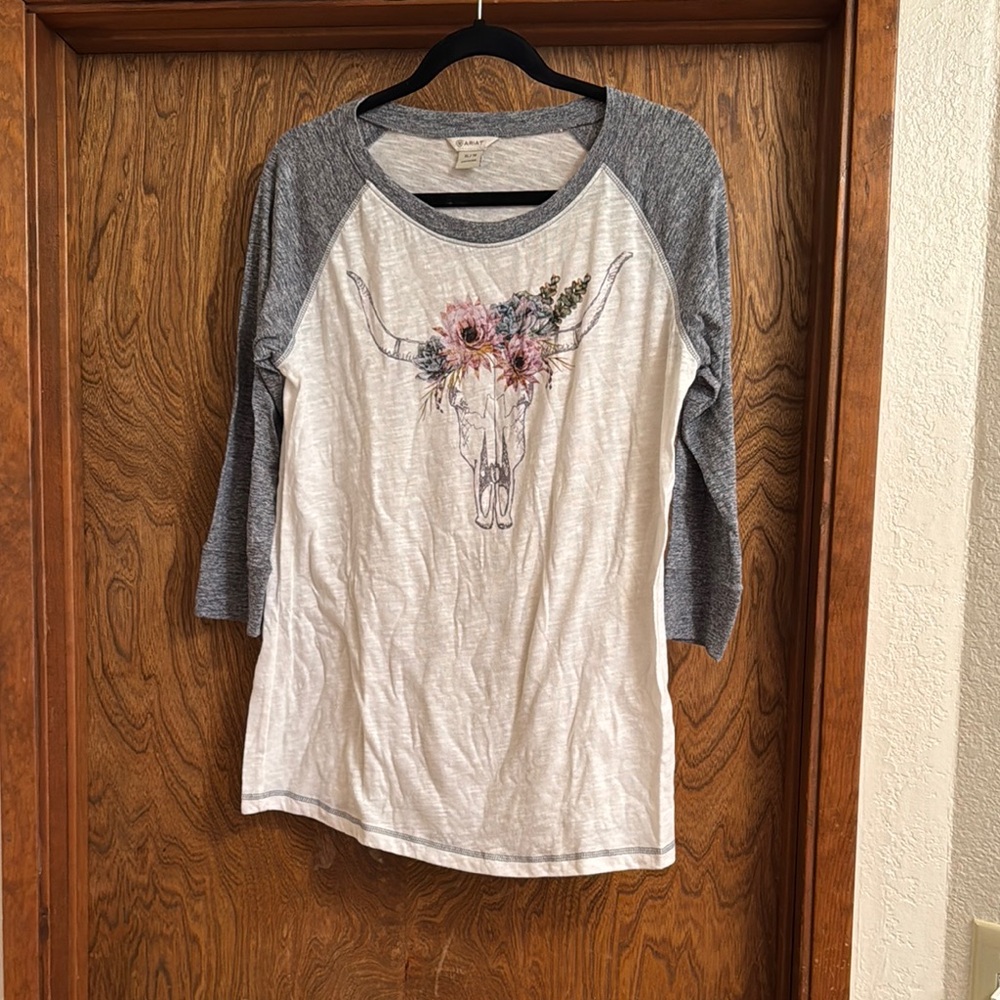 Floral Skull Graphic